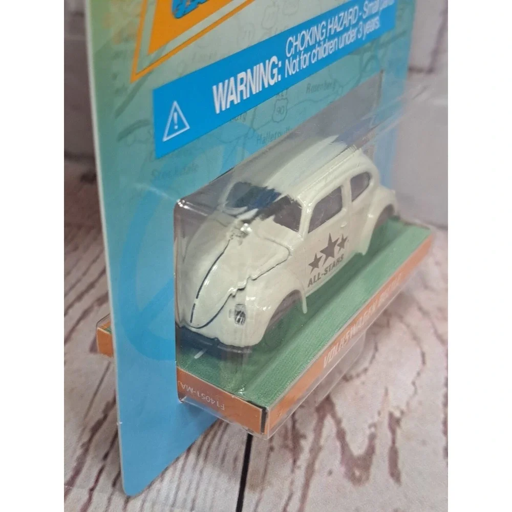 NEW Jada Punch Buggy VW Beetle White All Stars 1/64 Diecast VOLKSWAGEN Slug Bug